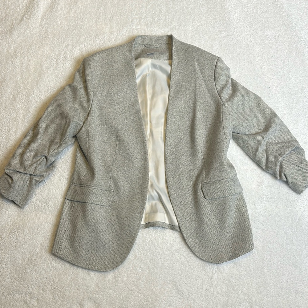 H&M gray blazer size L